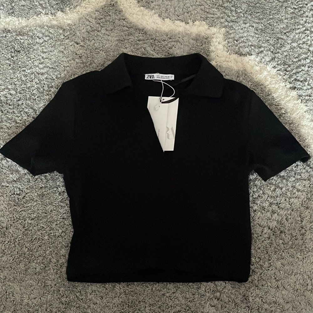 NWT black zara top